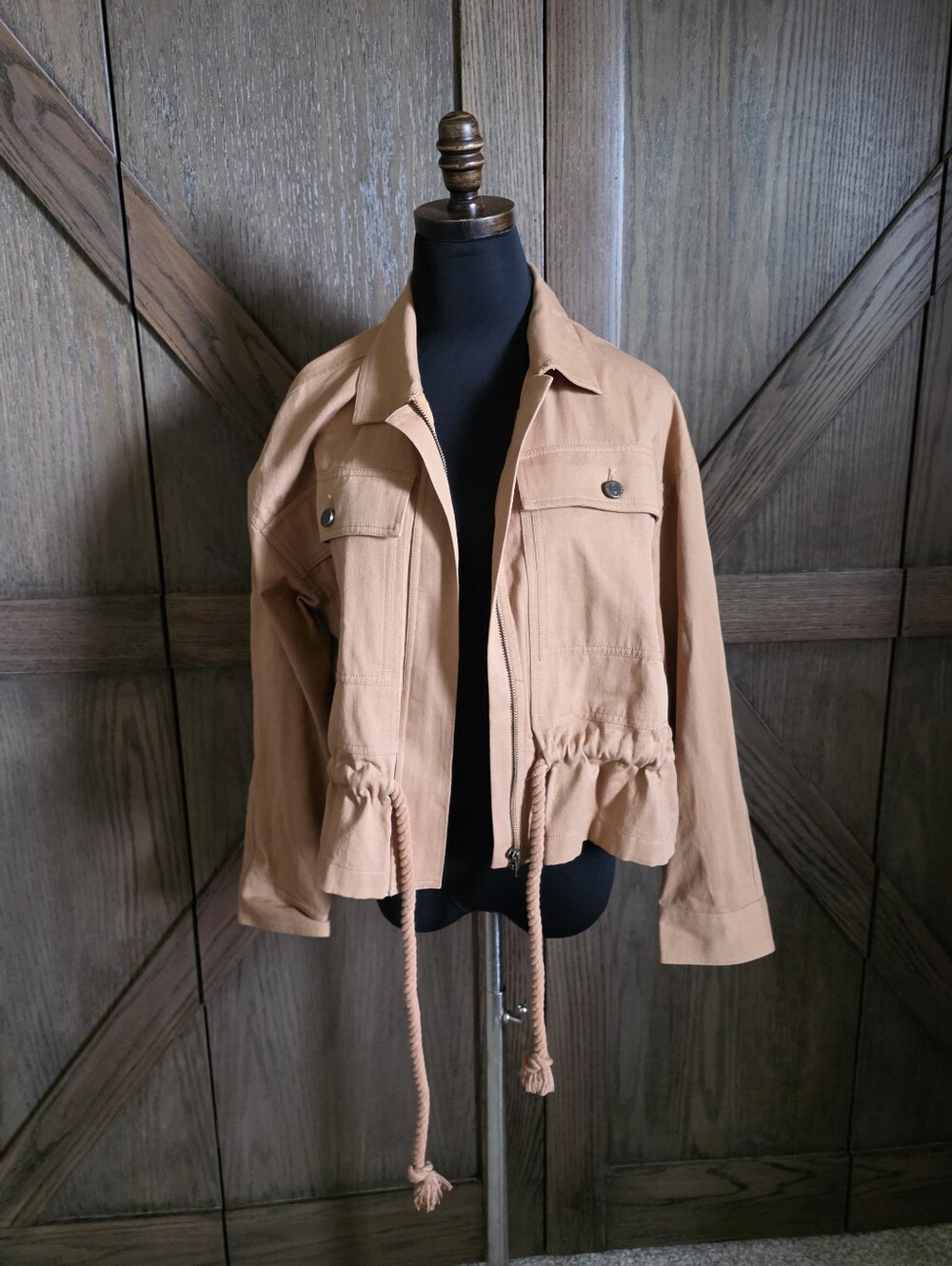 NWT Cleobella Drawstring Utility Jacket